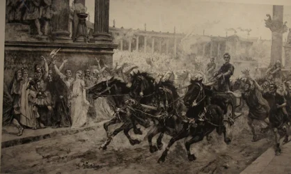 Die Ankunft des Siegers